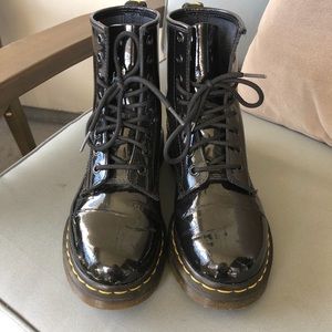 1460 patent leather Dr. Martens boots